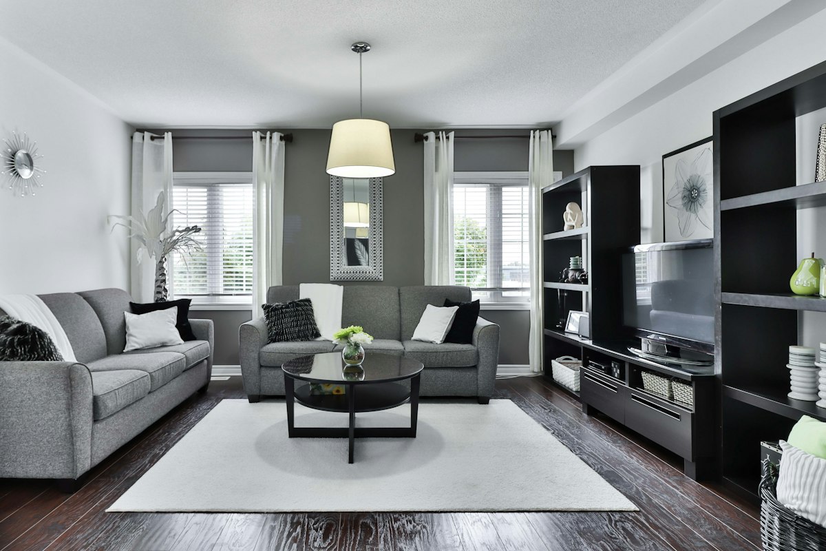 White Wool Floor Mat